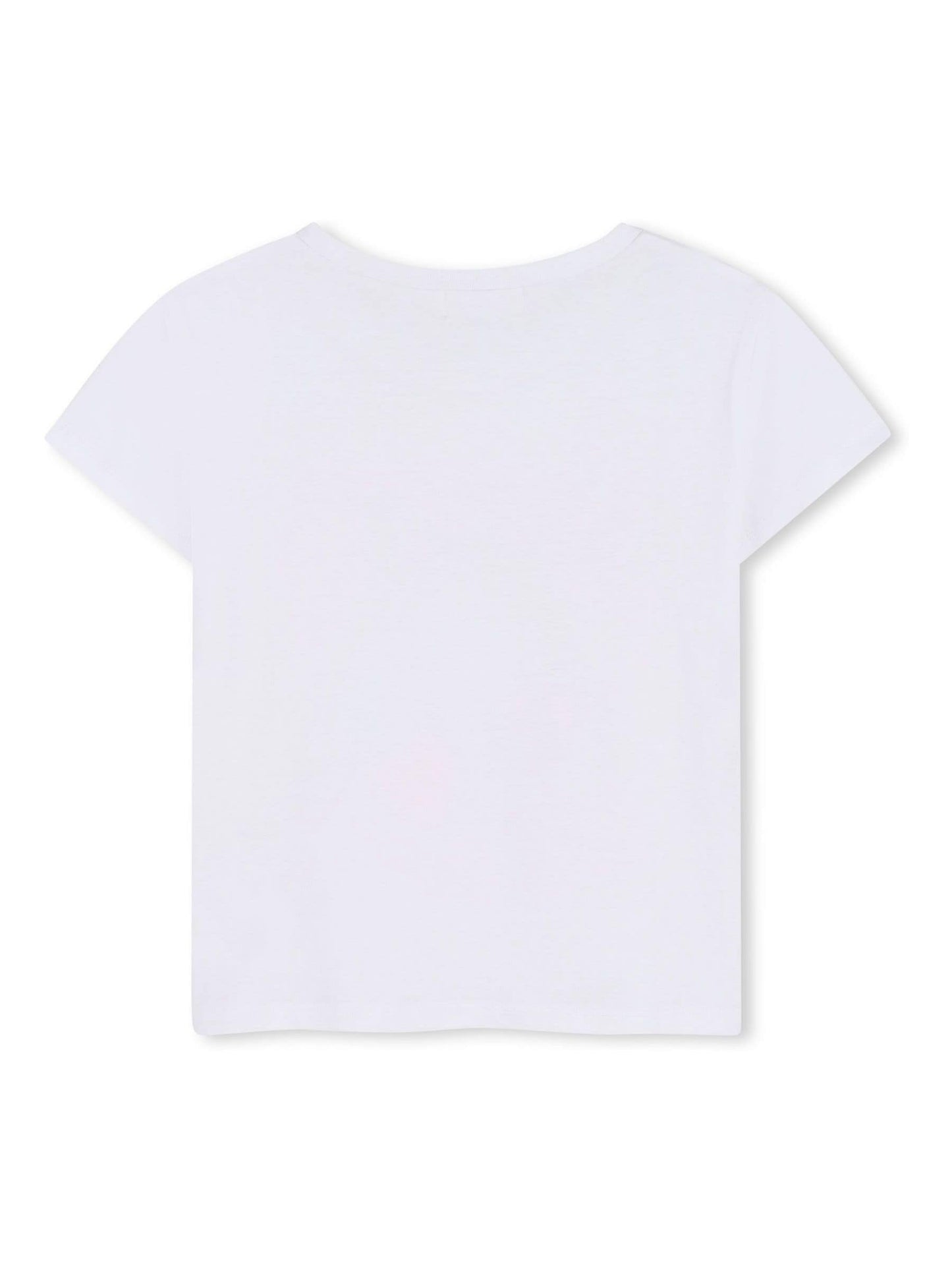 Billieblush White Short Sleeve Graphic Print T-Shirt image 2