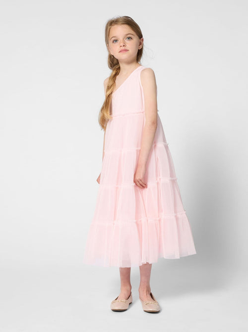 Billieblush Pink Flounced Party Occasion Dress image 1