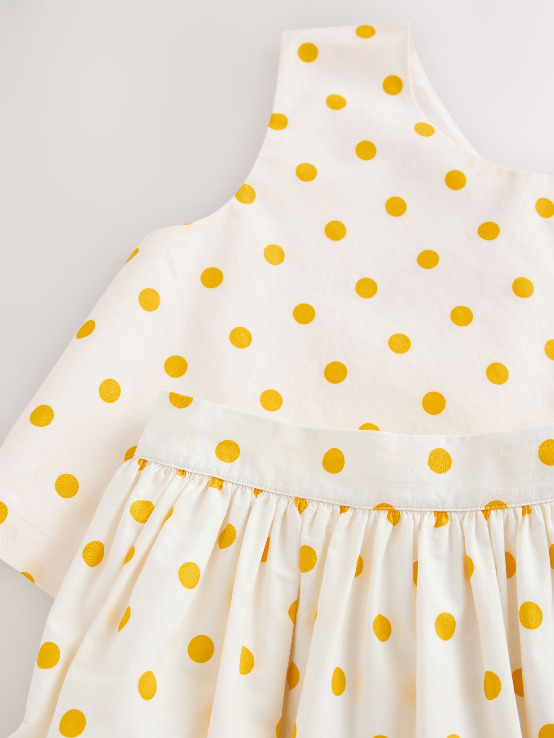 Yellow/White Spot Blouse and Skirt Set (3-16yrs) image 7