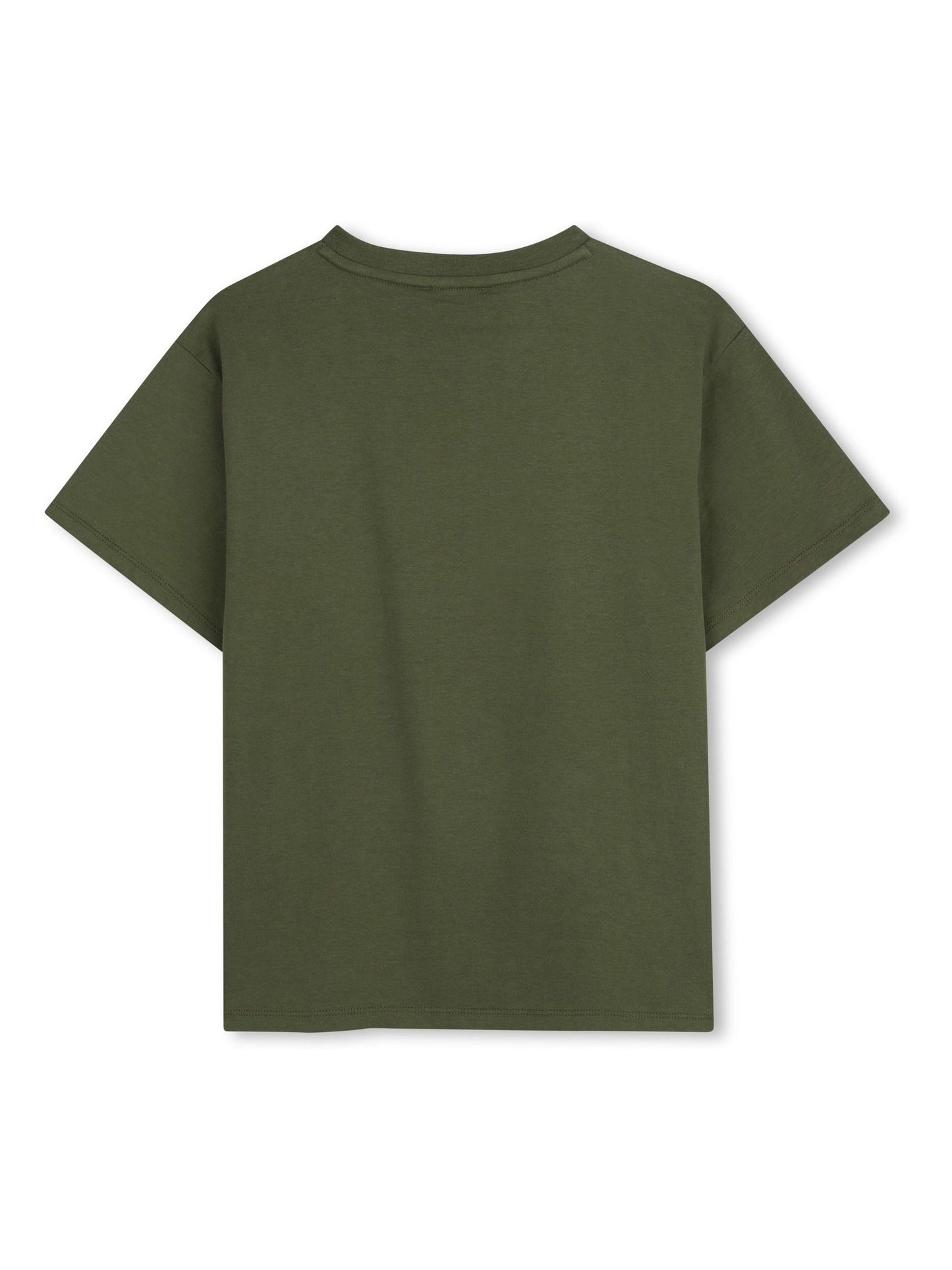 KENZO KIDS Green Graphic Logo Crew Neck Short Sleeve T-Shirt image 2