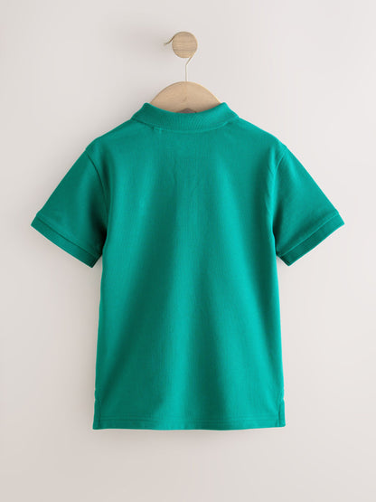 Dsiney Kidz - Green Sign Off Short Sleeve Polo Shirt (3-16yrs) image 2
