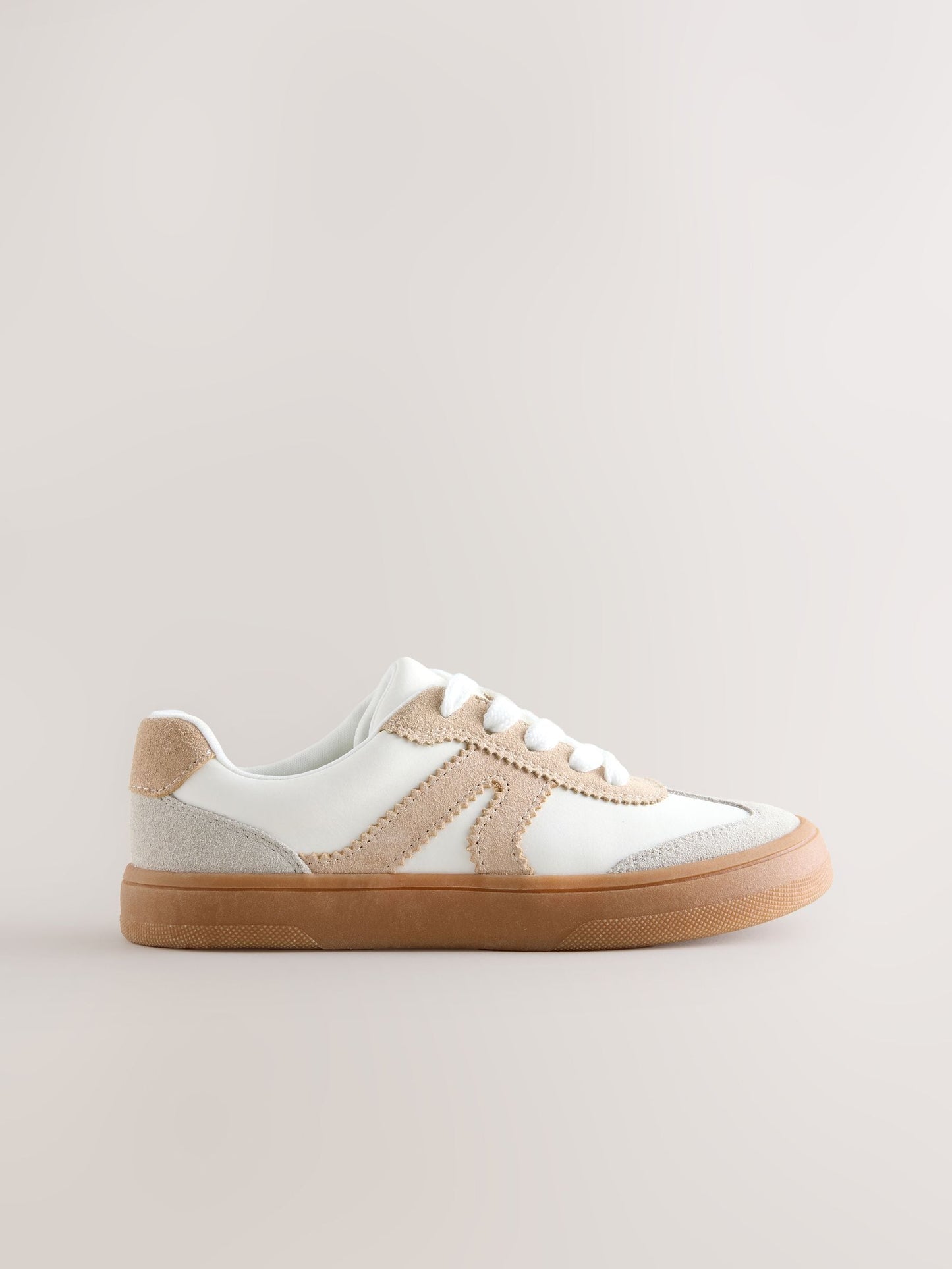 Neutral Barefoot Lace-up Trainers image 2