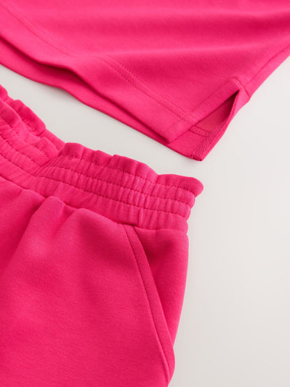 Dsiney Kidz - Bright Pink Supersoft T-Shirt and Shorts Set (3-16yrs) image 10