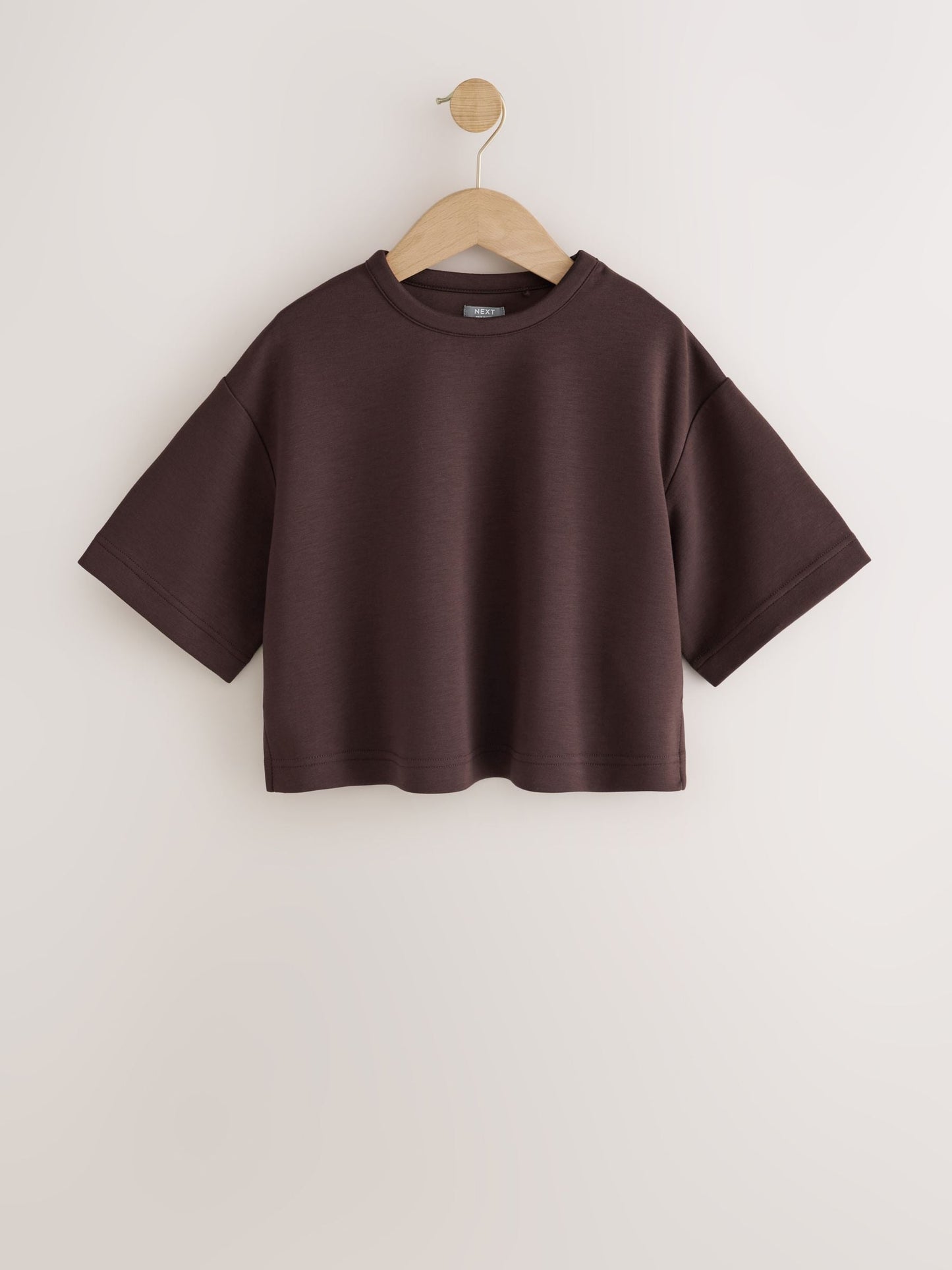 Dsiney Kidz - Chocolate Brown Supersoft Oversized Boxy T-Shirt (3-16yrs) image 5