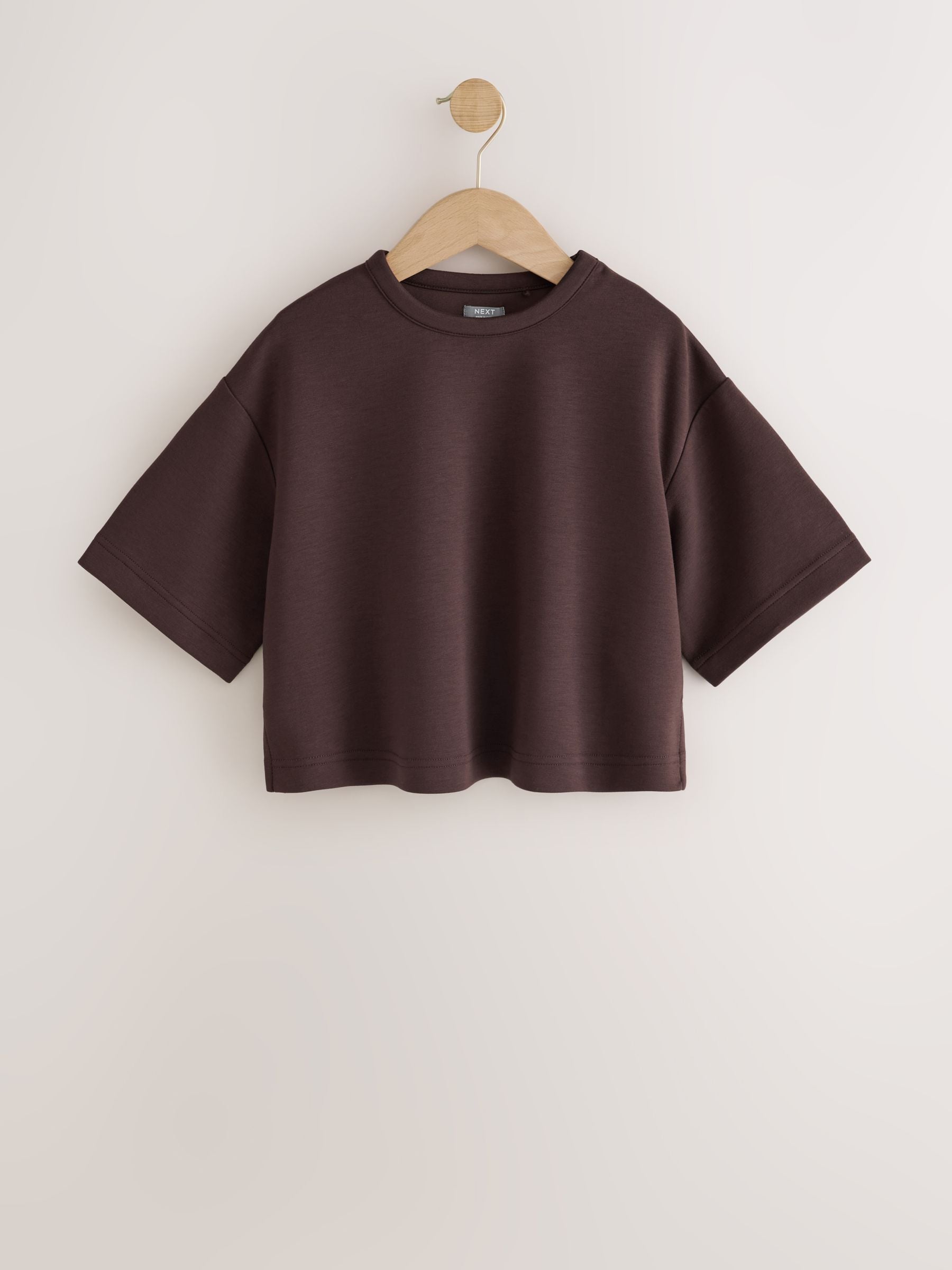 Dsiney Kidz - Chocolate Brown Supersoft Oversized Boxy T-Shirt (3-16yrs) image 5