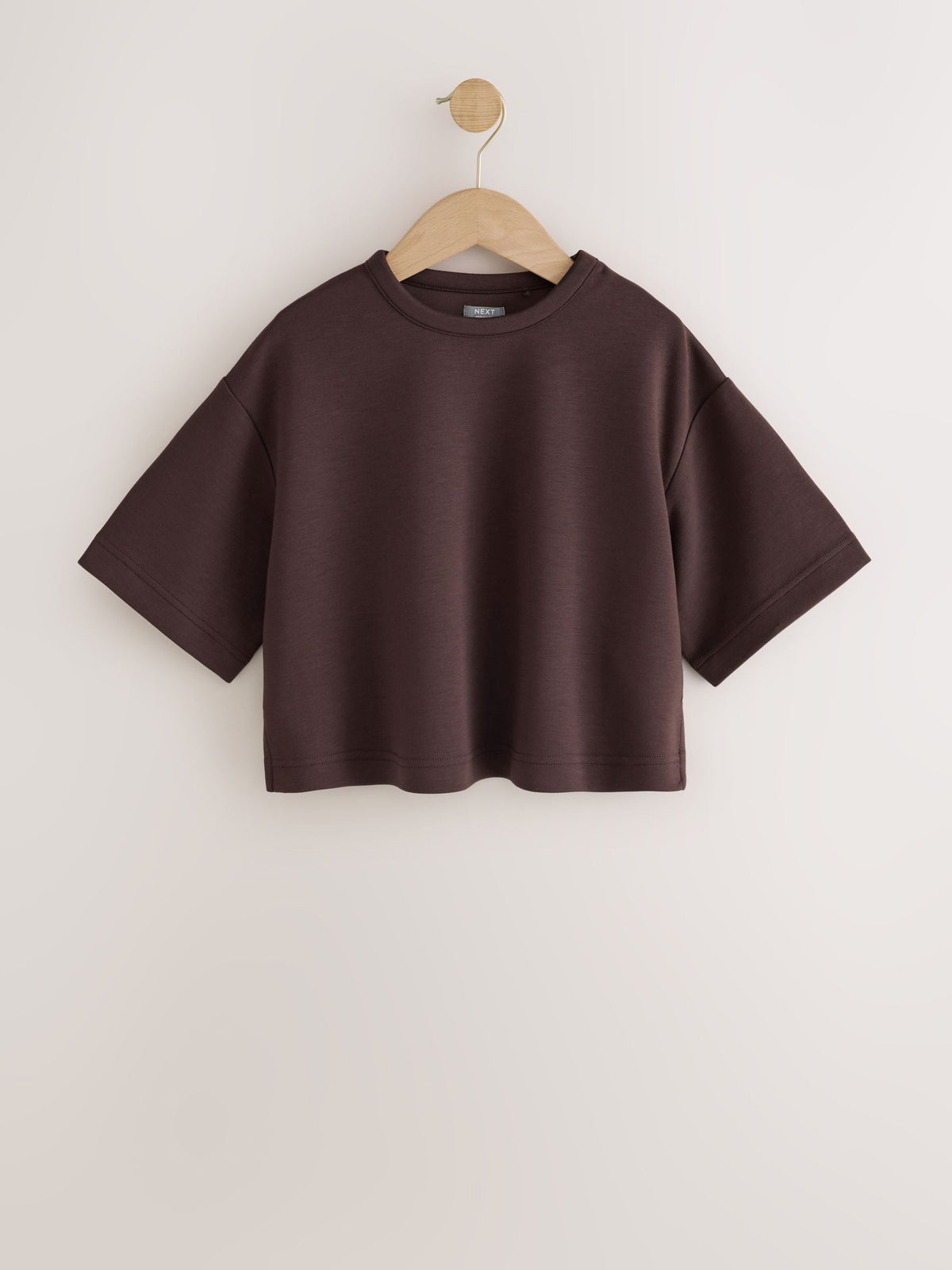 Dsiney Kidz - Chocolate Brown Supersoft Oversized Boxy T-Shirt (3-16yrs) image 5