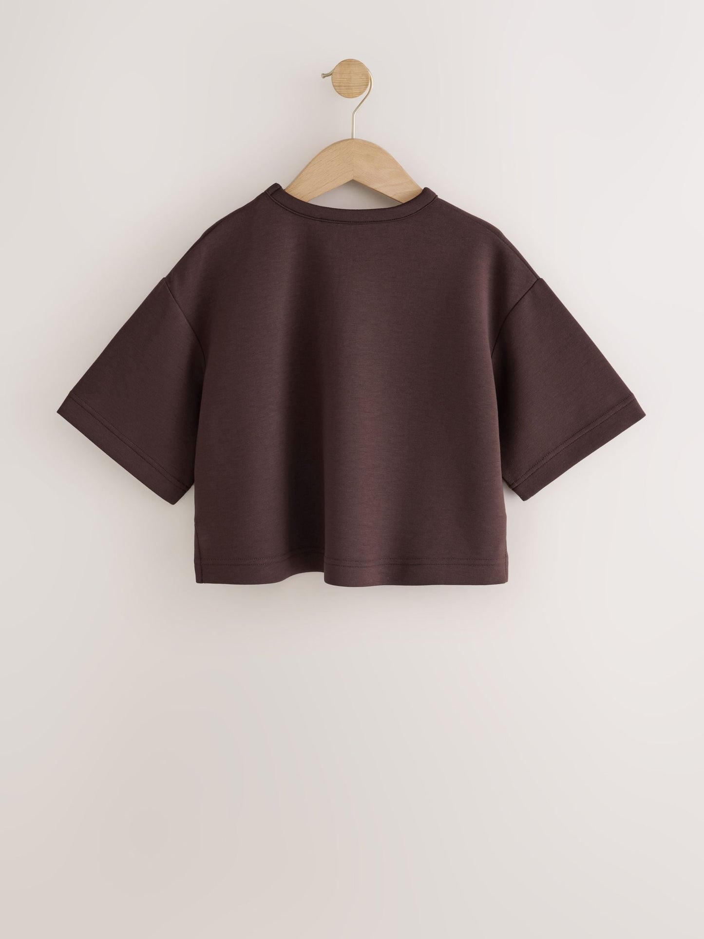 Dsiney Kidz - Chocolate Brown Supersoft Oversized Boxy T-Shirt (3-16yrs) image 6