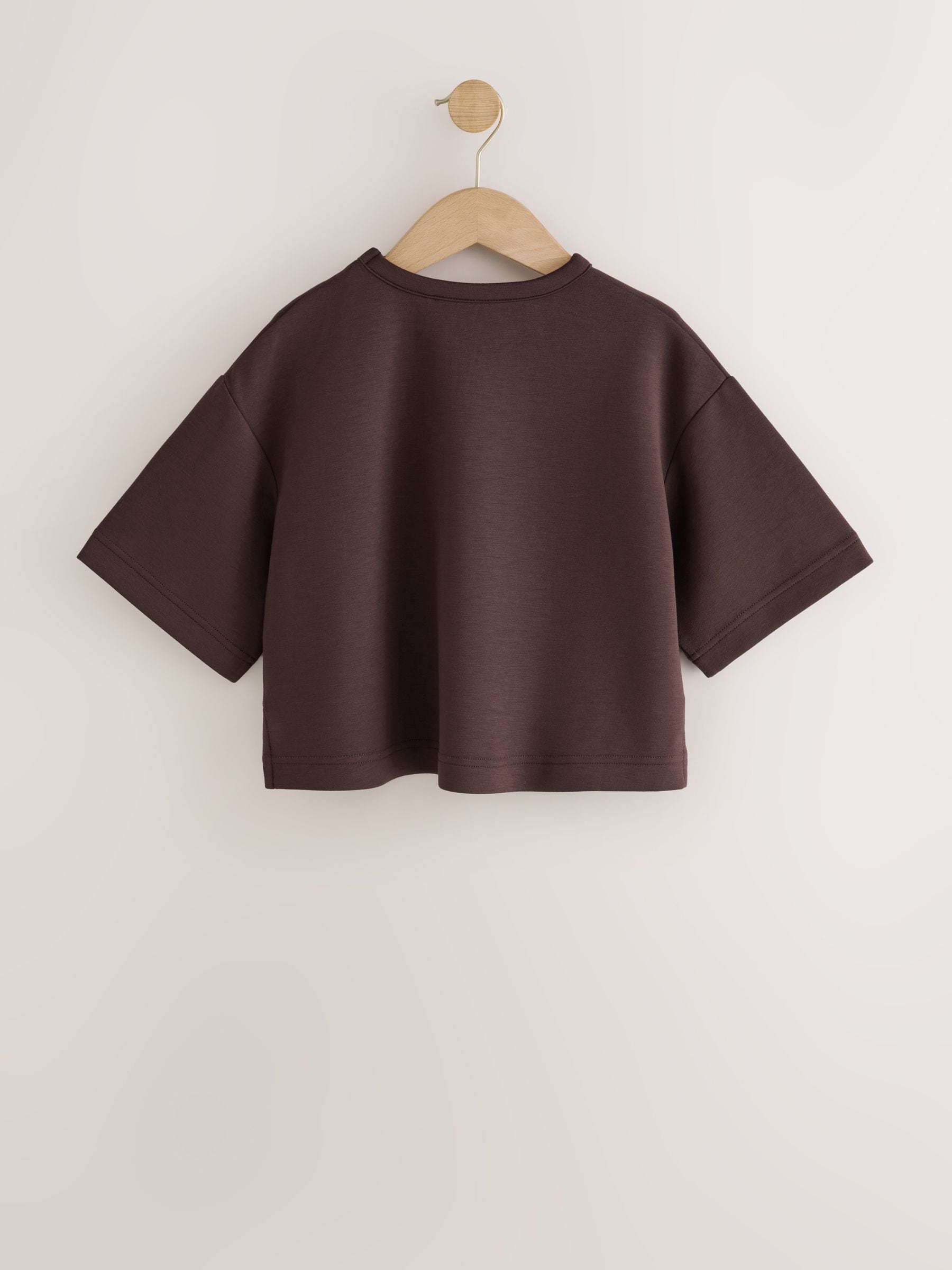 Dsiney Kidz - Chocolate Brown Supersoft Oversized Boxy T-Shirt (3-16yrs) image 6