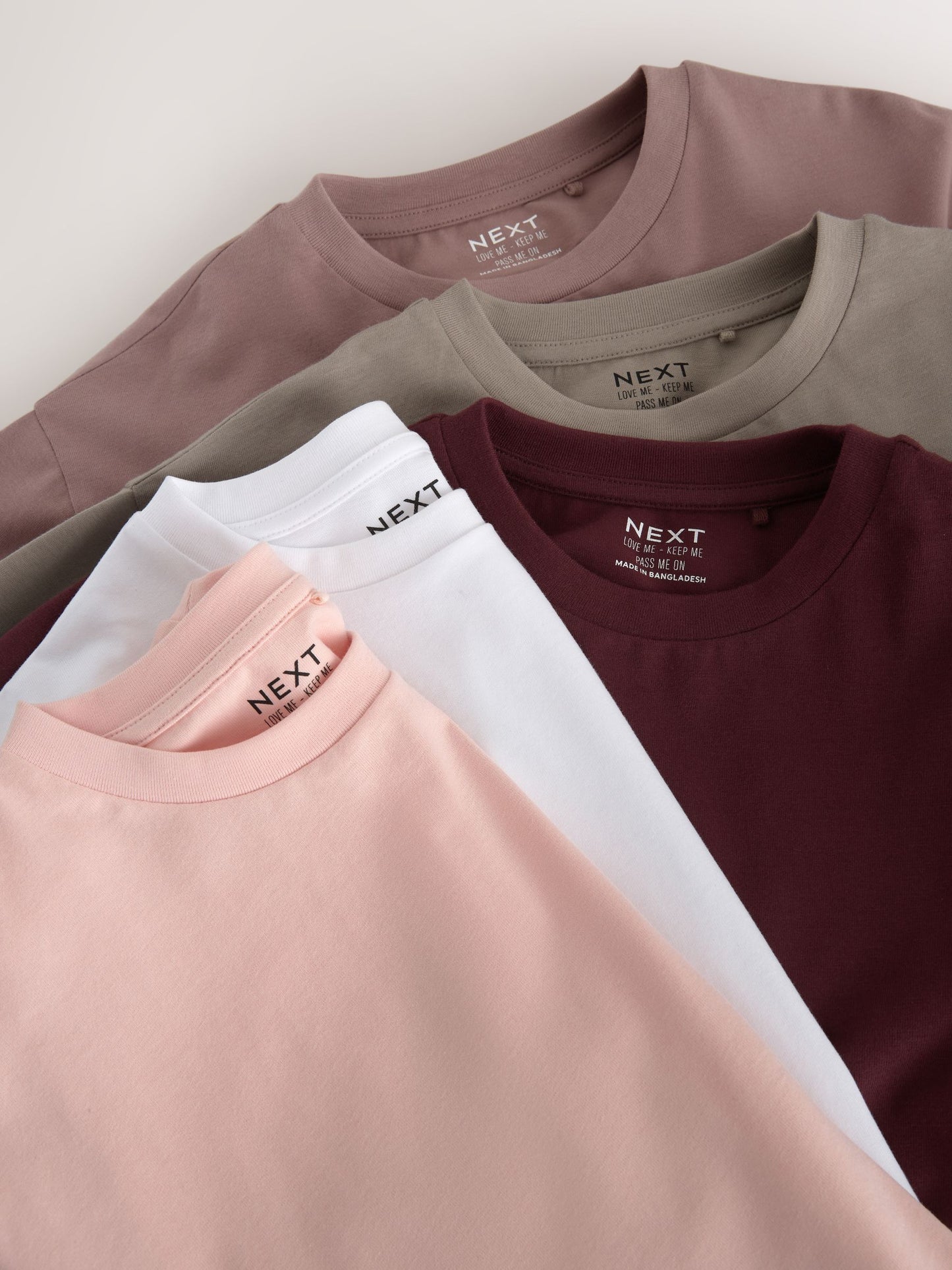 Dsiney Kidz - Neutral Oversized Boxy T-Shirts 5 Pack (3-16yrs) image 12