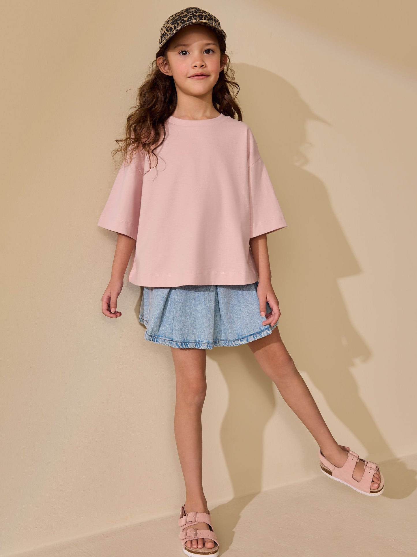 Dsiney Kidz - Neutral Oversized Boxy T-Shirts 5 Pack (3-16yrs) image 3