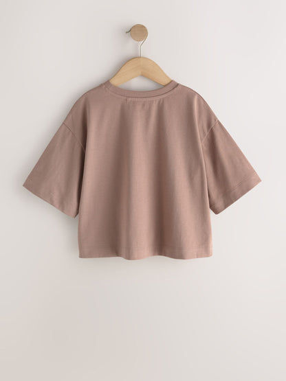 Dsiney Kidz - Neutral Oversized Boxy T-Shirts 5 Pack (3-16yrs) image 7