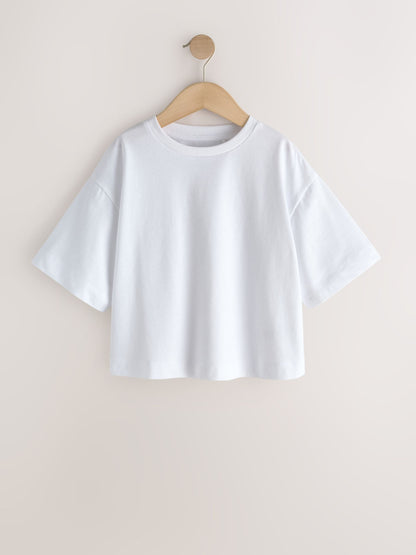 Dsiney Kidz - Neutral Oversized Boxy T-Shirts 5 Pack (3-16yrs) image 8