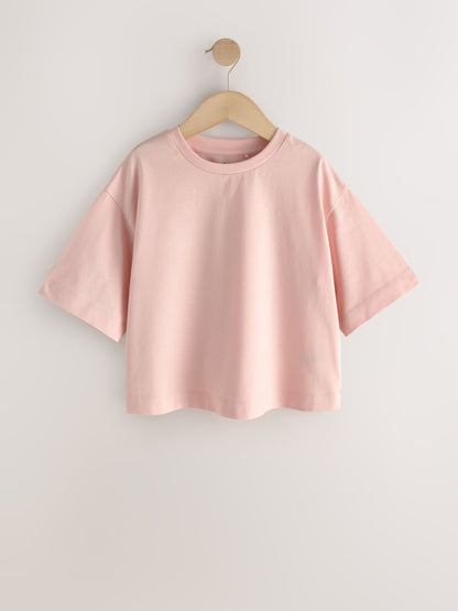 Dsiney Kidz - Neutral Oversized Boxy T-Shirts 5 Pack (3-16yrs) image 9