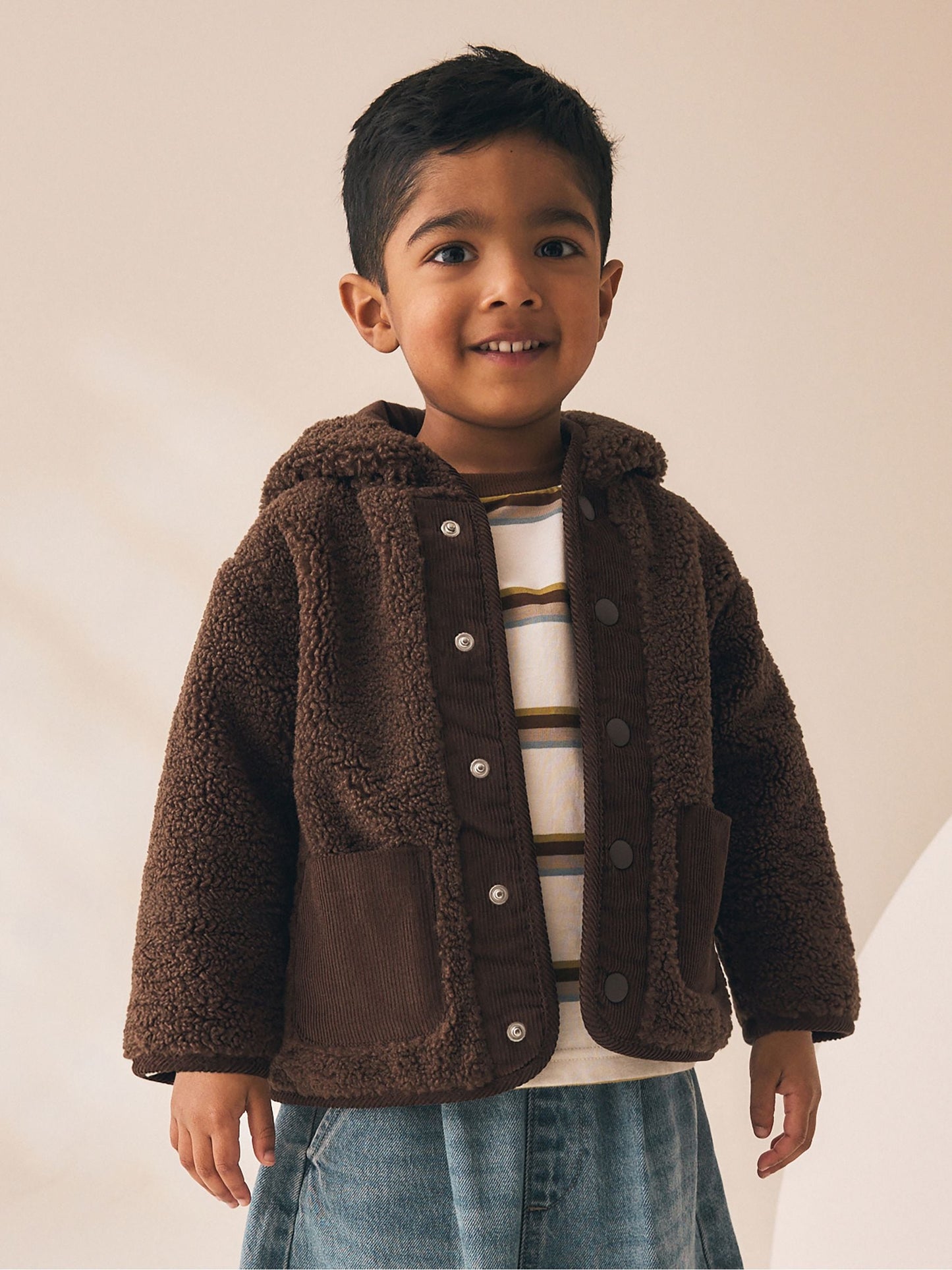 Dsiney Kidz - Chocolate Brown Hooded Fleece (3mths-7yrs) image 1