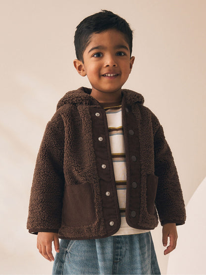 Dsiney Kidz - Chocolate Brown Hooded Fleece (3mths-7yrs) image 1