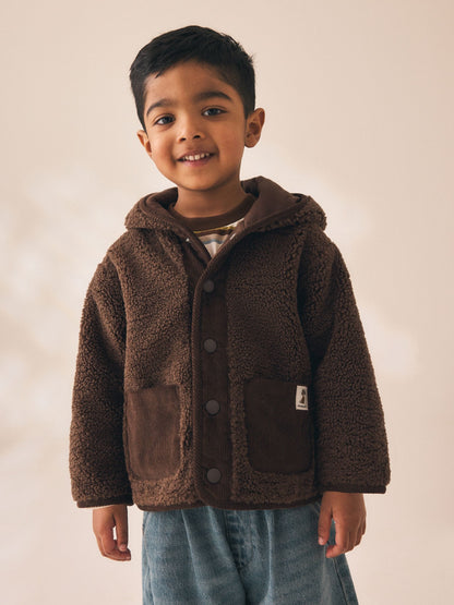 Dsiney Kidz - Chocolate Brown Hooded Fleece (3mths-7yrs) image 2