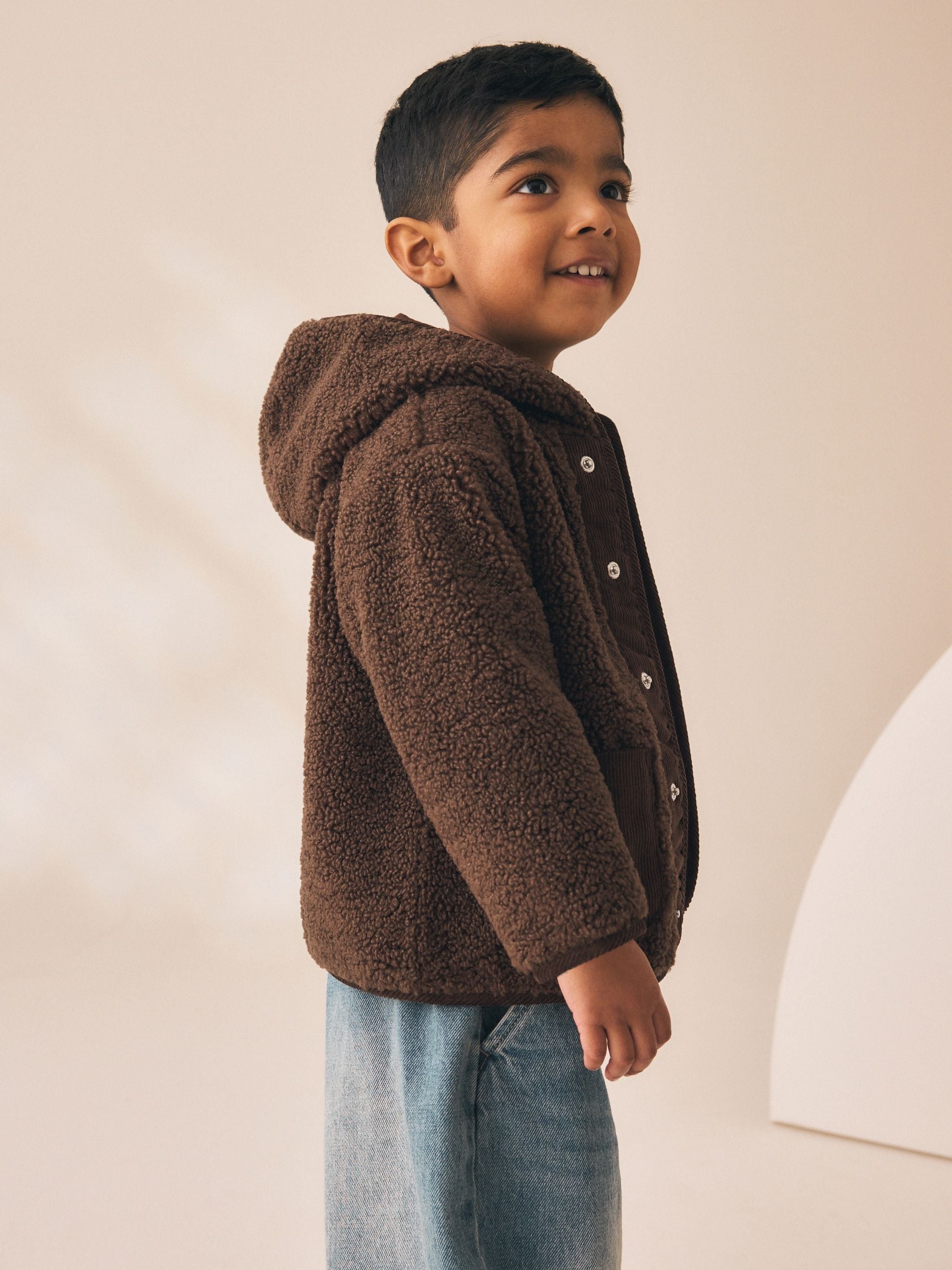 Dsiney Kidz - Chocolate Brown Hooded Fleece (3mths-7yrs) image 3
