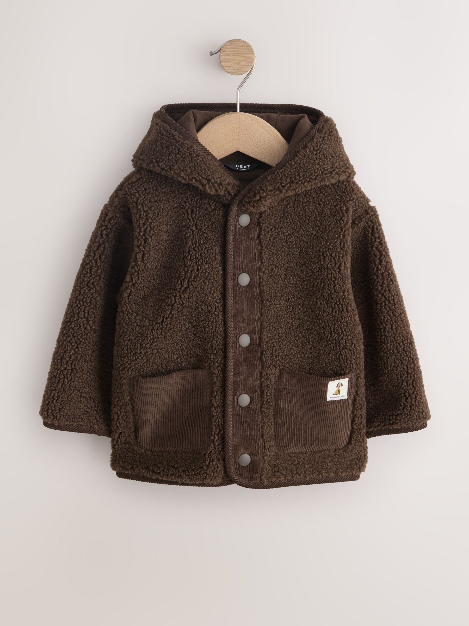 Dsiney Kidz - Chocolate Brown Hooded Fleece (3mths-7yrs) image 7