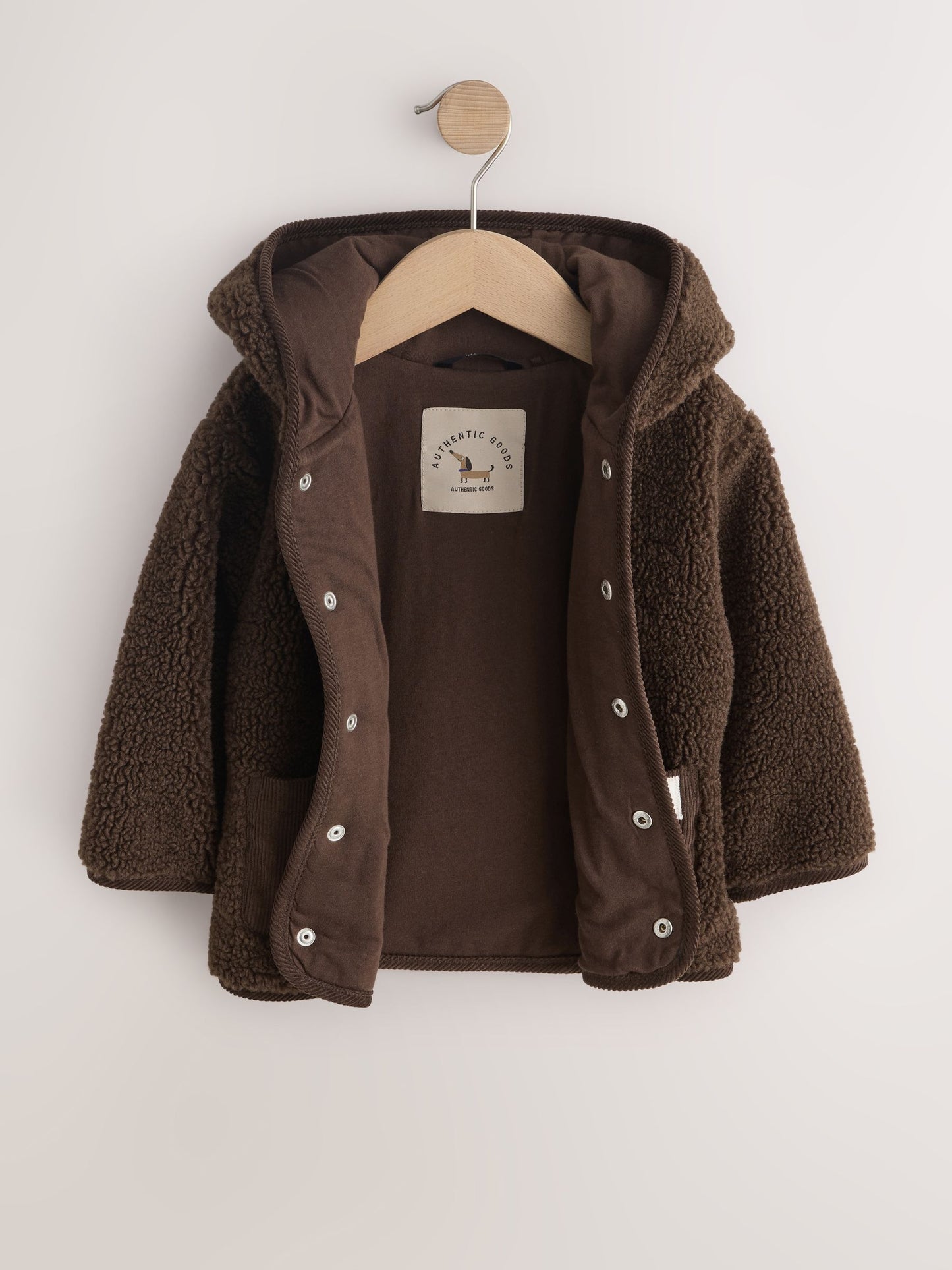 Dsiney Kidz - Chocolate Brown Hooded Fleece (3mths-7yrs) image 8