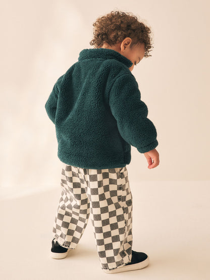 Dsiney Kidz - Teal Green Zip Thru Fleece (3mths-7yrs) image 3