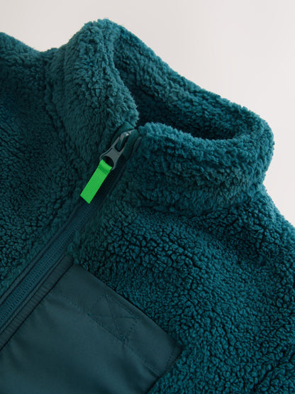 Dsiney Kidz - Teal Green Zip Thru Fleece (3mths-7yrs) image 7