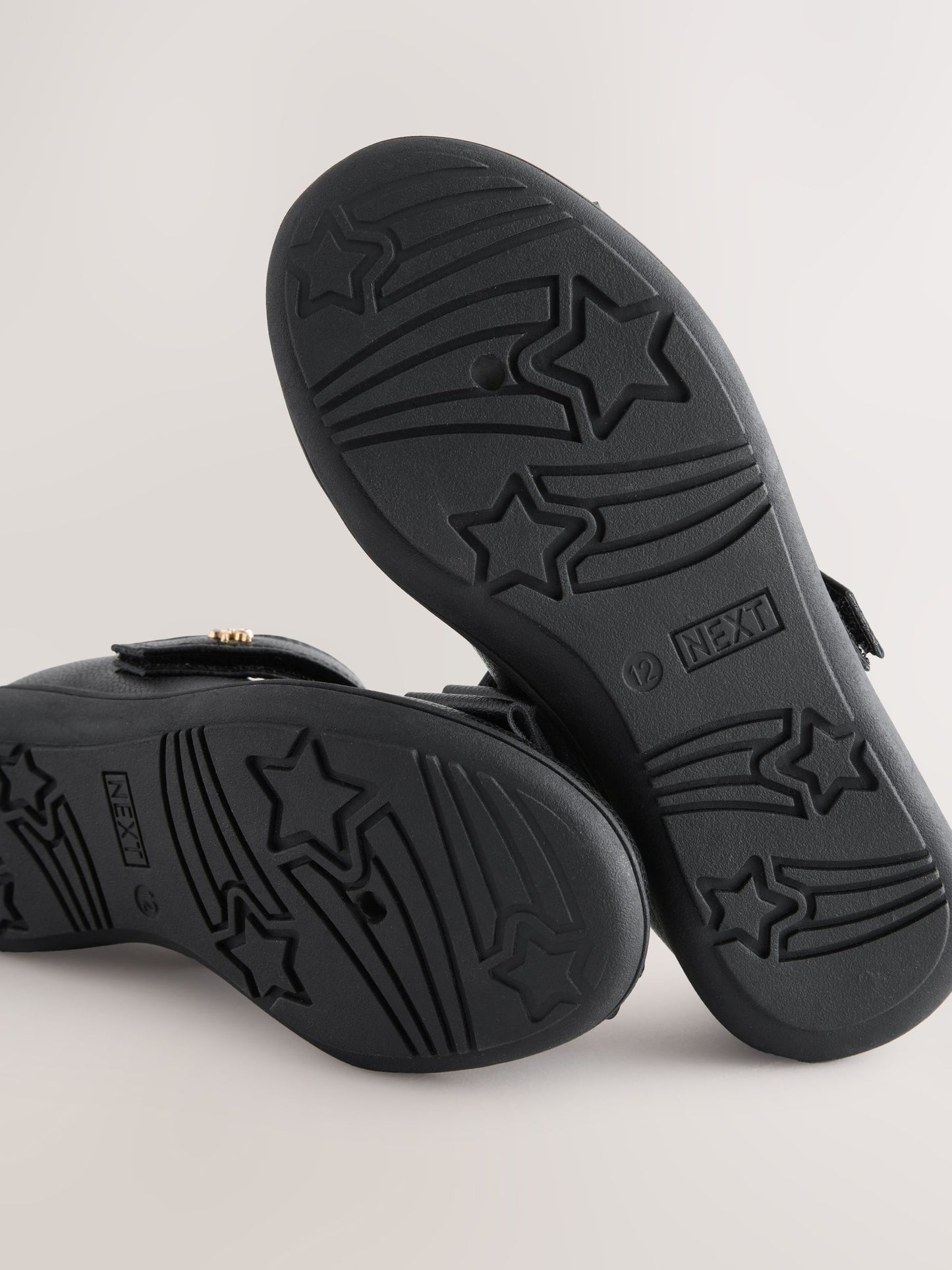 Black Matt Wide Fit (G) Bow Mary Jane School Shoes image 5