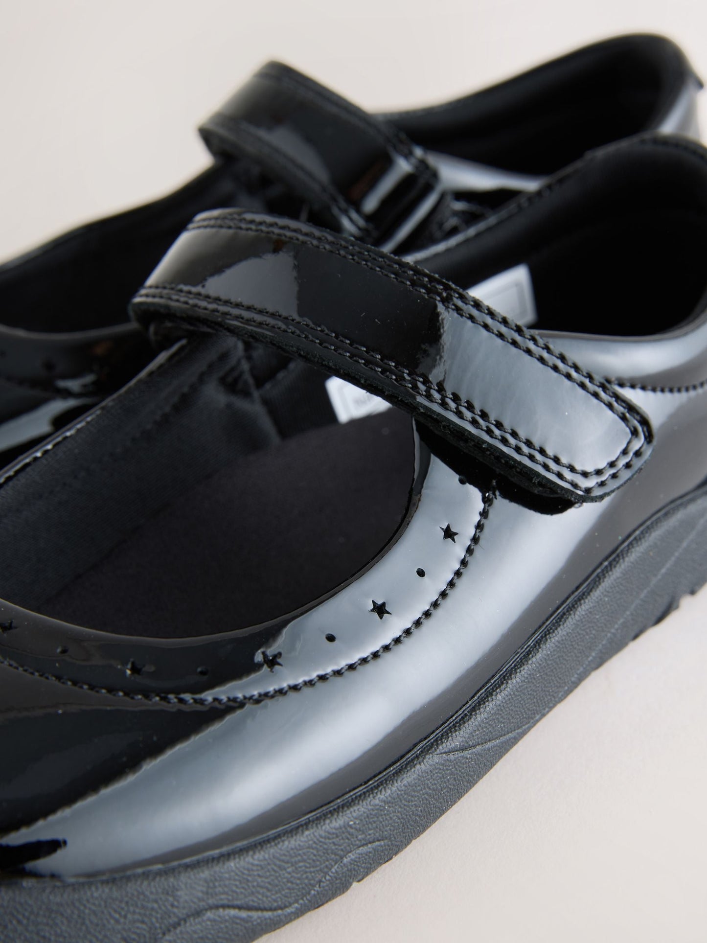 Black Patent Leather Standard Fit (F) Barefoot Mary Jane School Shoes image 5