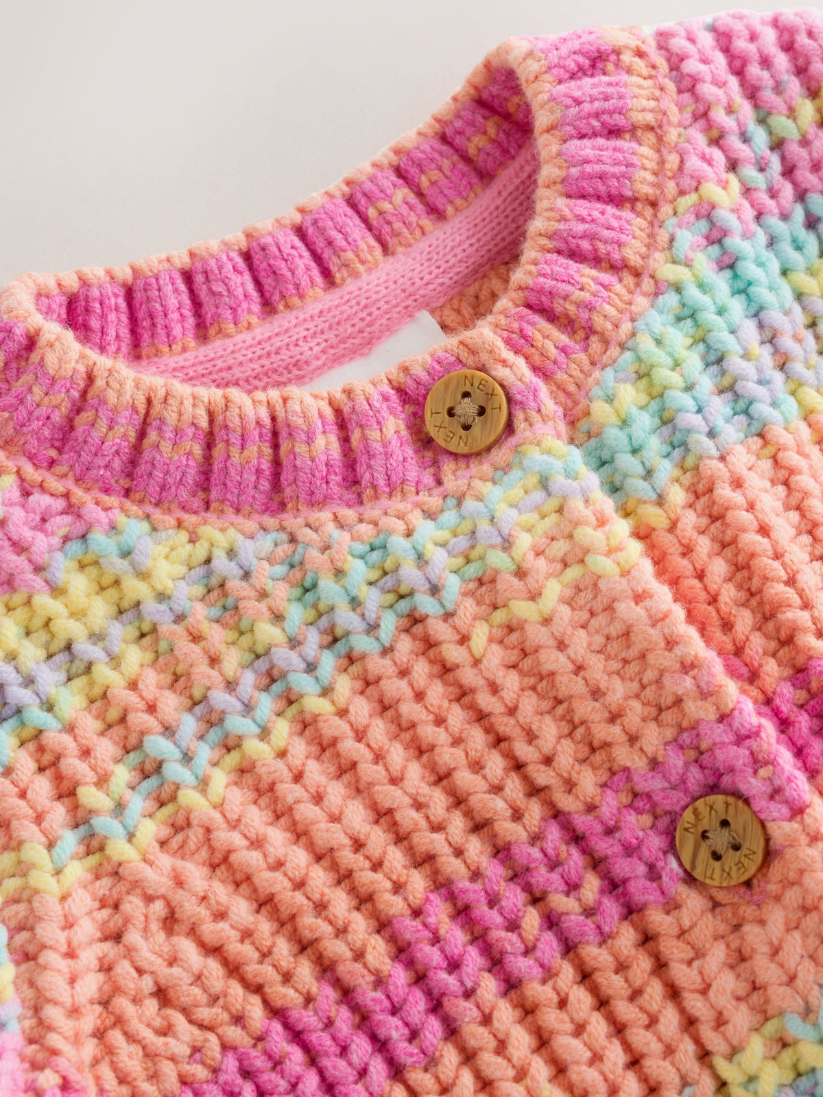 Multicolour Stripe Knitted Baby Cardigan (0mths-2yrs) - image 3