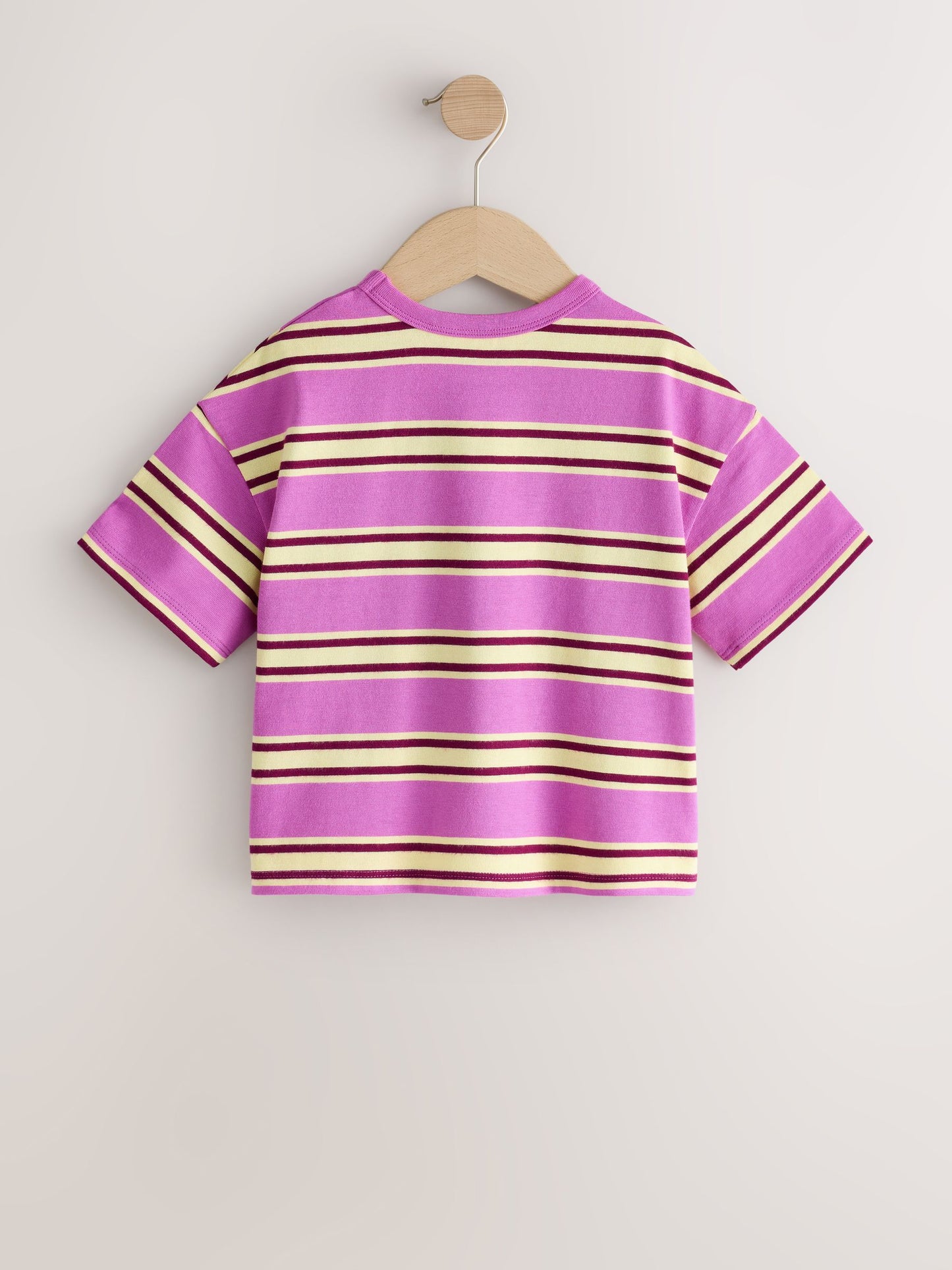 Dsiney Kidz - Pink/Purple Stripe T-Shirts 3 Pack (3mths-7yrs) image 3