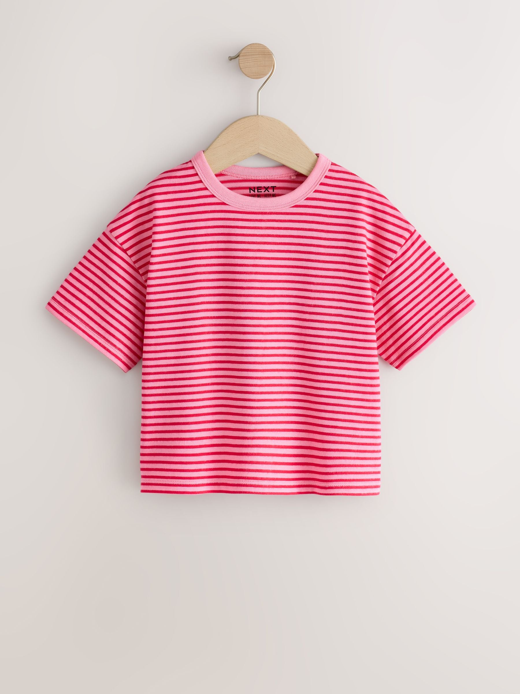 Dsiney Kidz - Pink/Purple Stripe T-Shirts 3 Pack (3mths-7yrs) image 4