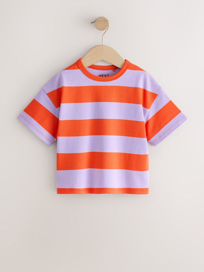 Dsiney Kidz - Pink/Purple Stripe T-Shirts 3 Pack (3mths-7yrs) image 5