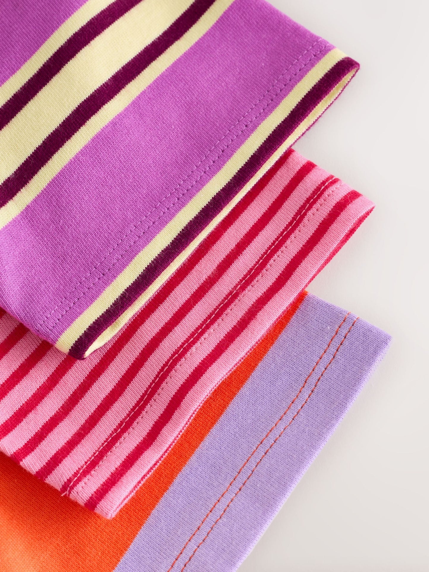 Dsiney Kidz - Pink/Purple Stripe T-Shirts 3 Pack (3mths-7yrs) image 7