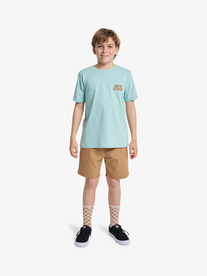 Dsiney Kidz - Quiksilver Blue Fruits Tide Backprint Graphic Short Sleeve T-Shirt image 2