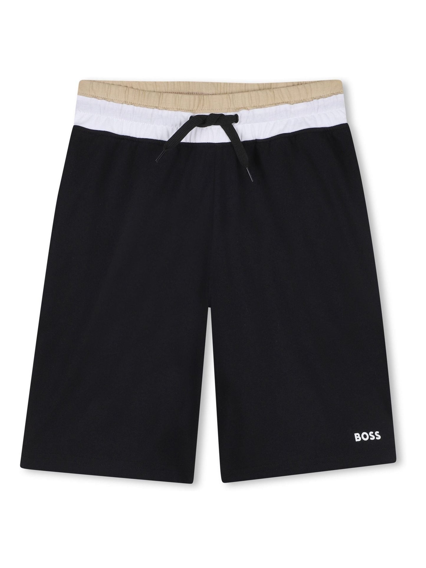 BOSS Black Logo Short Sleeve T-Shirt and Bermuda Shorts Set image 5