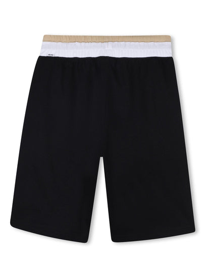 Dsiney Kidz - BOSS Black Logo Short Sleeve T-Shirt and Bermuda Shorts Set image 6