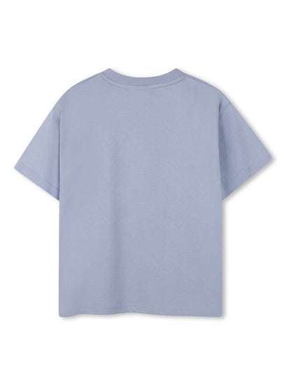 BOSS Blue Small Logo Short Sleeve T-Shirt image 2