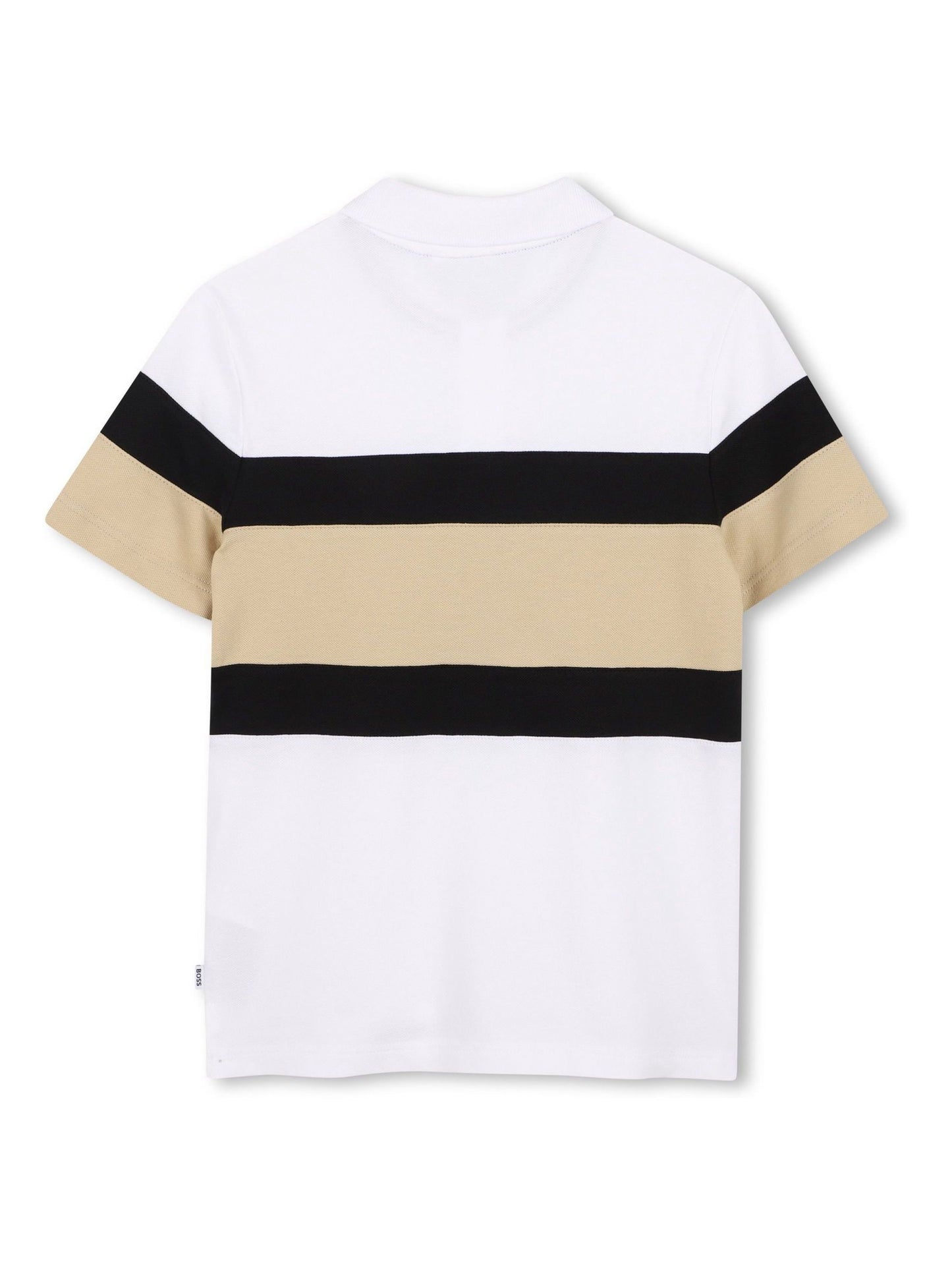 BOSS White Logo Polo Shirt and Bermuda Shorts Set image 4