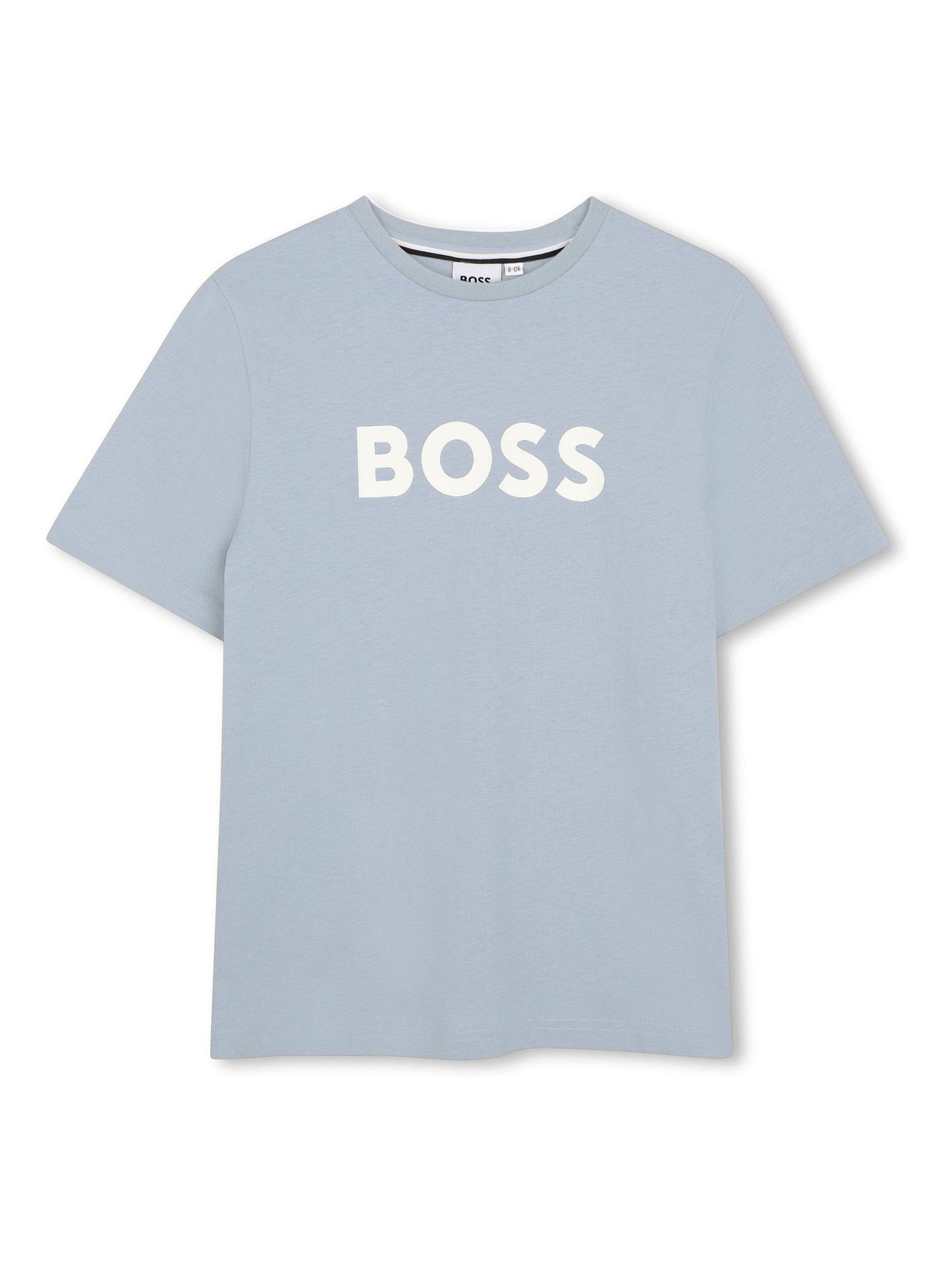 BOSS Light Blue Logo Short Sleeve T-Shirt image 1