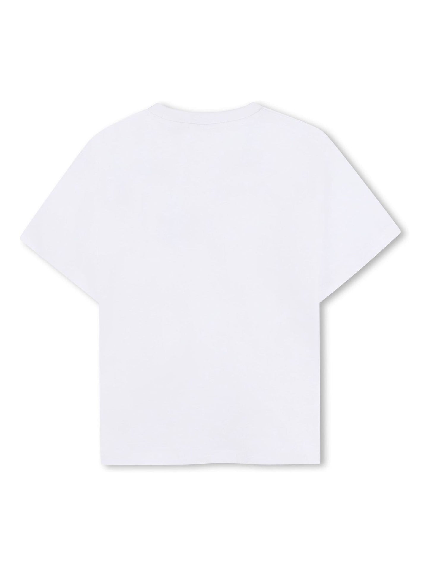 BOSS White Logo Short Sleeve T-Shirt and Bermuda Shorts Set image 4