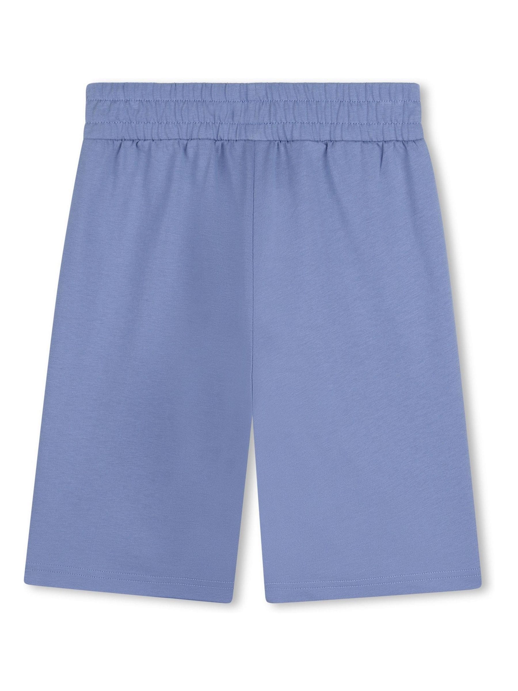 BOSS White Logo Short Sleeve T-Shirt and Bermuda Shorts Set image 6