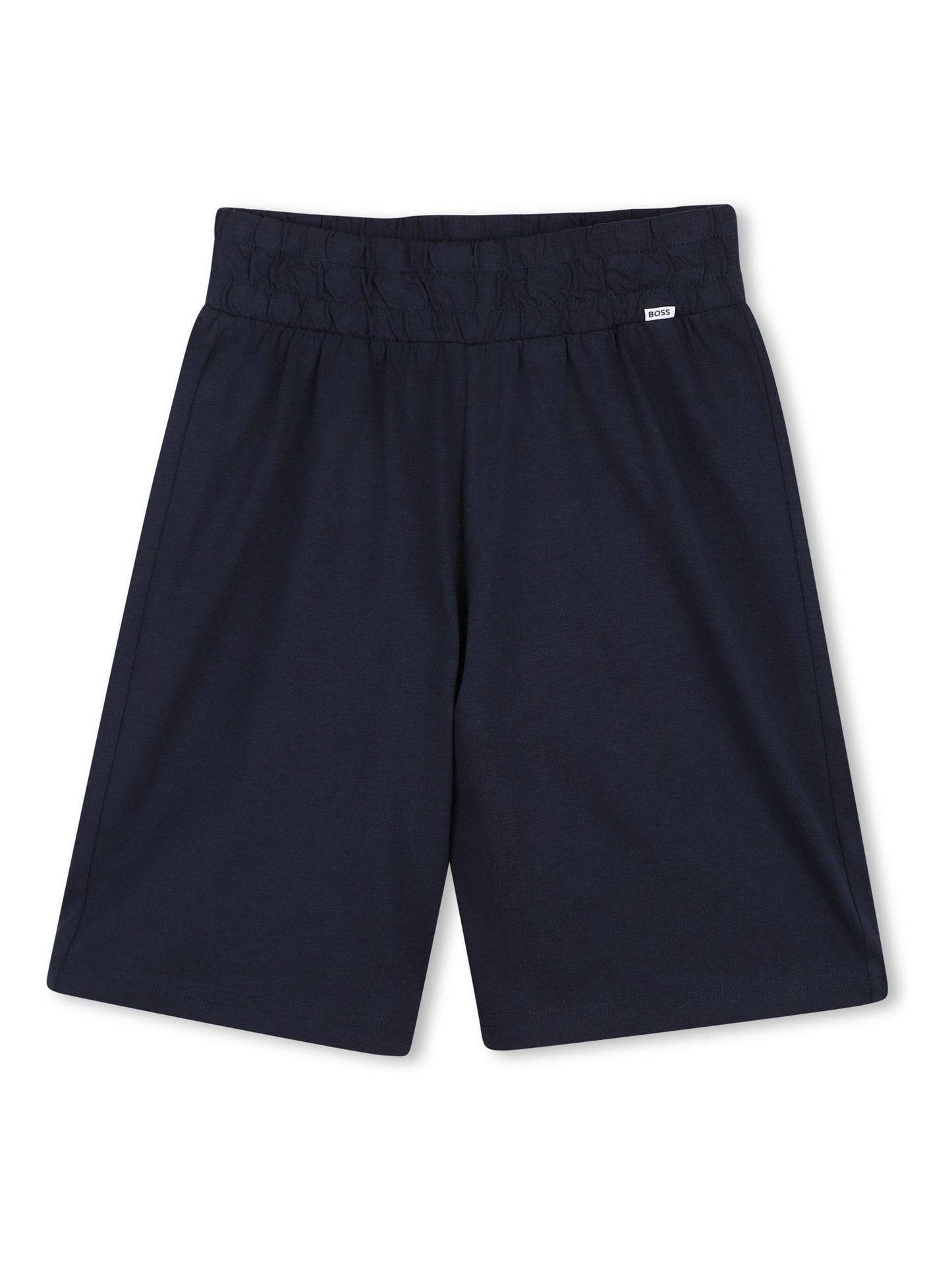 BOSS Blue Logo Short Sleeve T-Shirt and Bermuda Shorts Set image 3