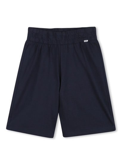 BOSS Blue Logo Short Sleeve T-Shirt and Bermuda Shorts Set image 3