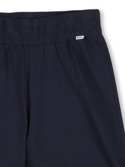 BOSS Blue Logo Short Sleeve T-Shirt and Bermuda Shorts Set image 6
