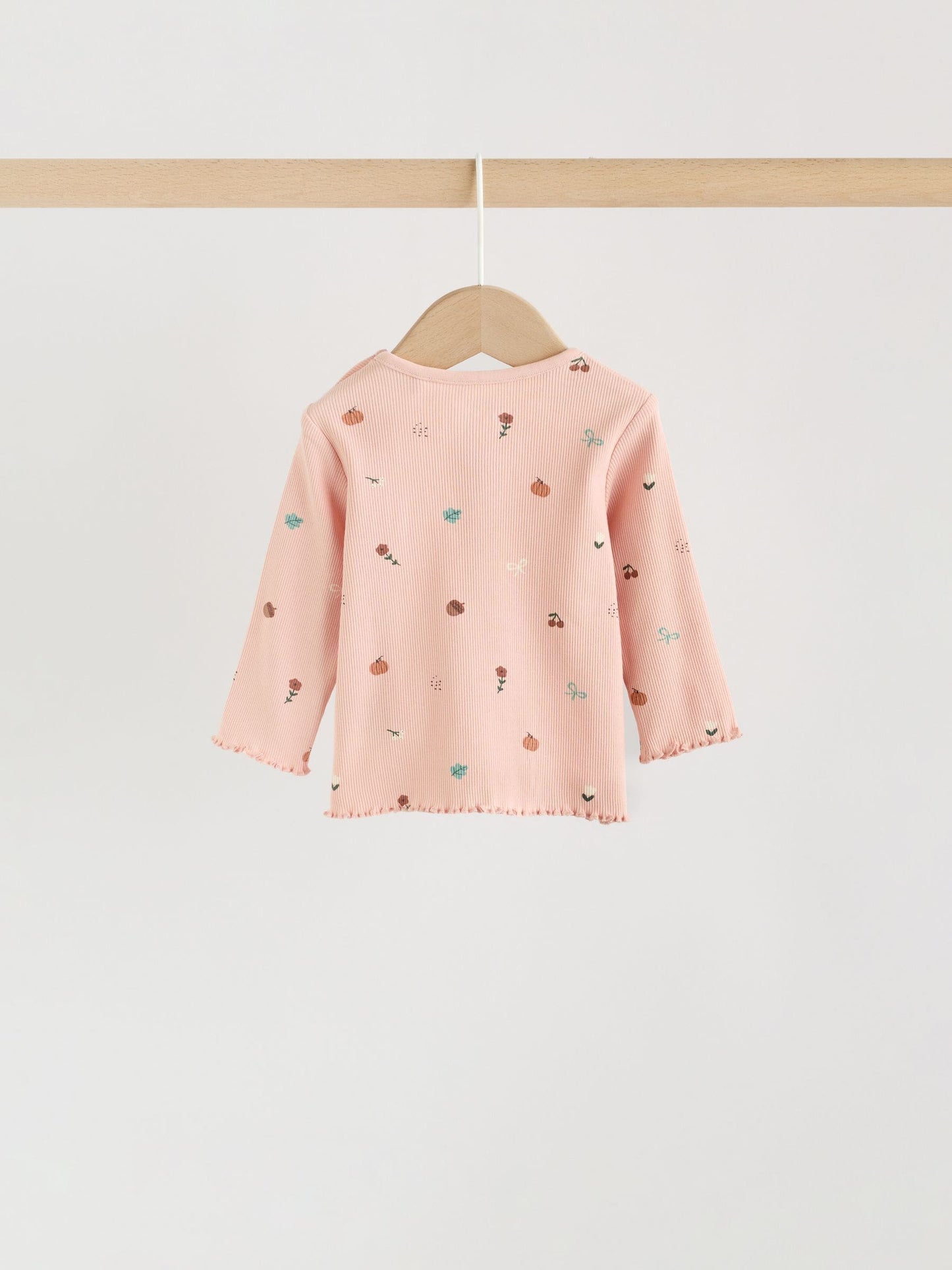 Pink Printed Rib Top and Leggings Baby Set 2 Piece (0mths-2yrs) image 6