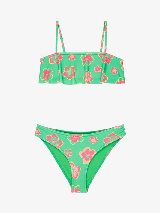 Dsiney Kidz - Roxy Green Floral Tropicool Flutter Bikini Set image 1