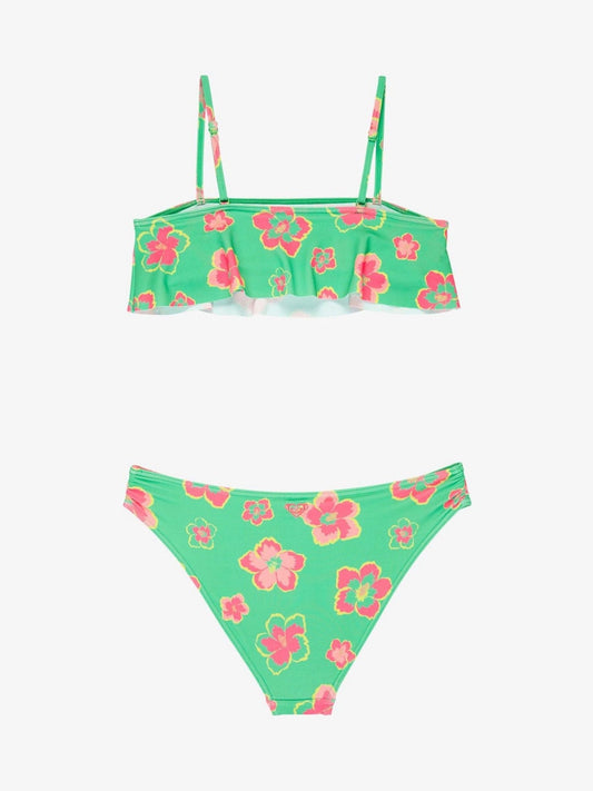 Dsiney Kidz - Roxy Green Floral Tropicool Flutter Bikini Set image 2