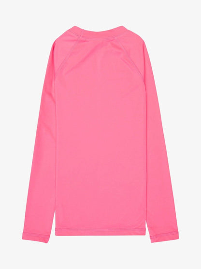 Dsiney Kidz - Roxy Pink Whole Hearted Long Sleeve Logo Rash Vest image 2