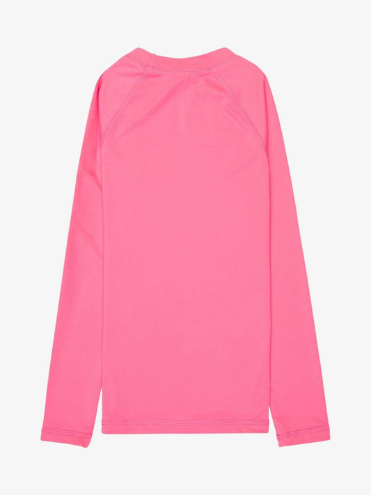 Dsiney Kidz - Roxy Pink Whole Hearted Long Sleeve Logo Rash Vest image 2