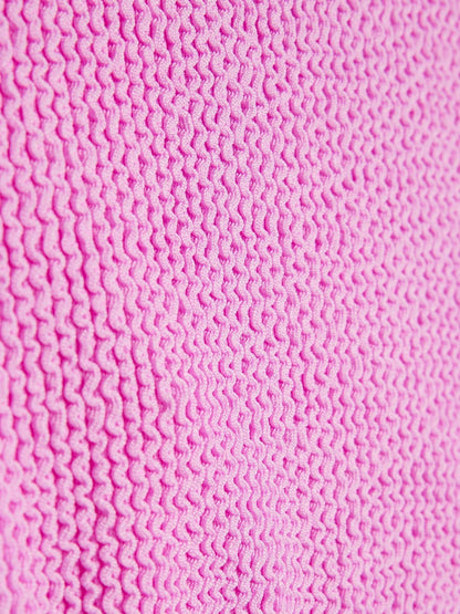 Dsiney Kidz - River Island Pink/Blue Colour Block Textured Logo Swimsuit image 3