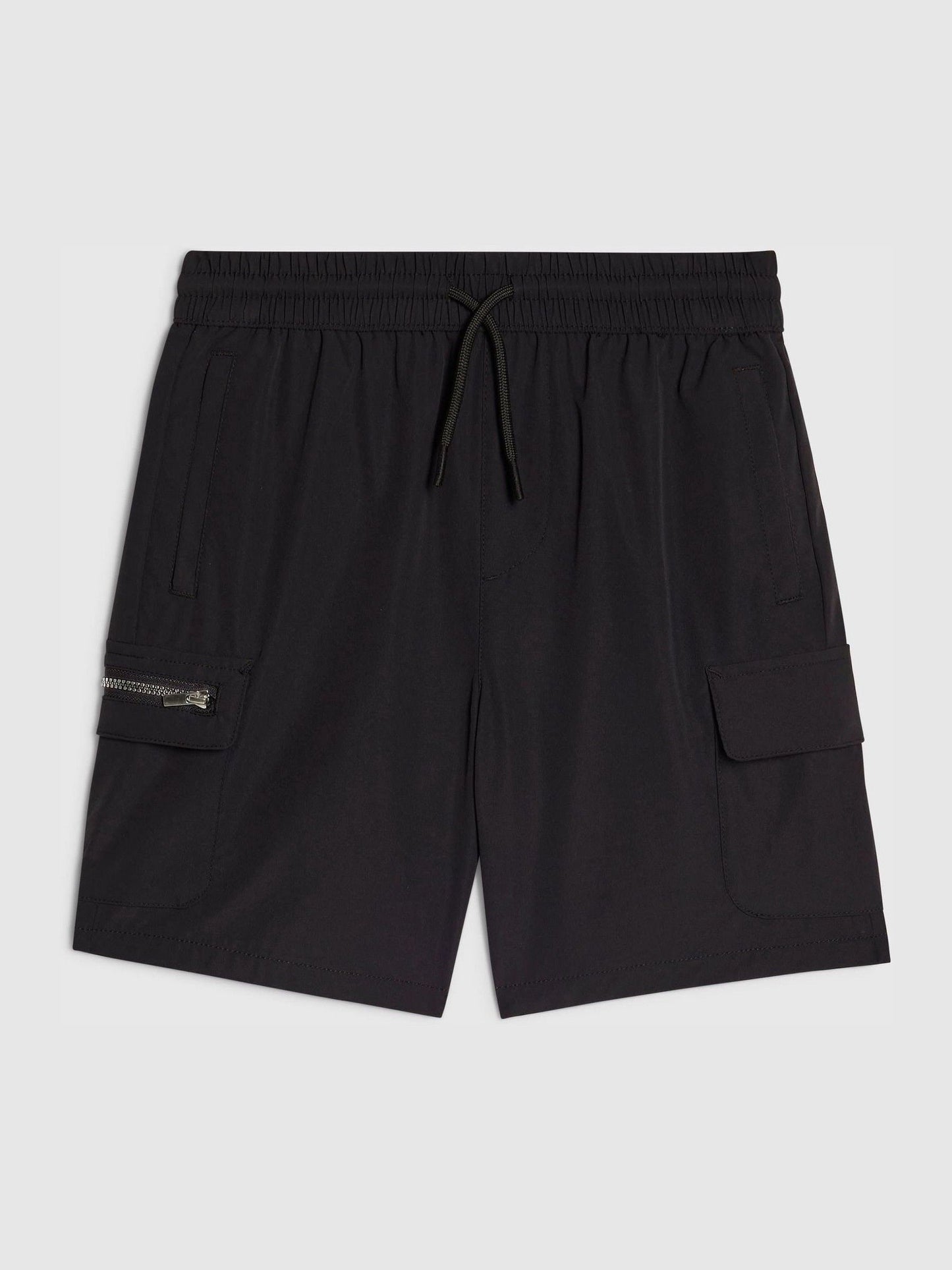 Dsiney Kidz - River Island Black Zip Pocket Cargo Shorts image 1